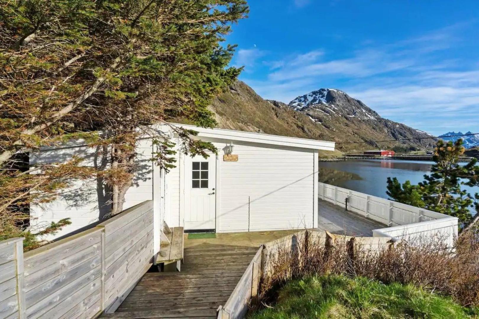 Panoramic Seaview Cabin For Two Persons By The Sea Hovdan Luaran gambar